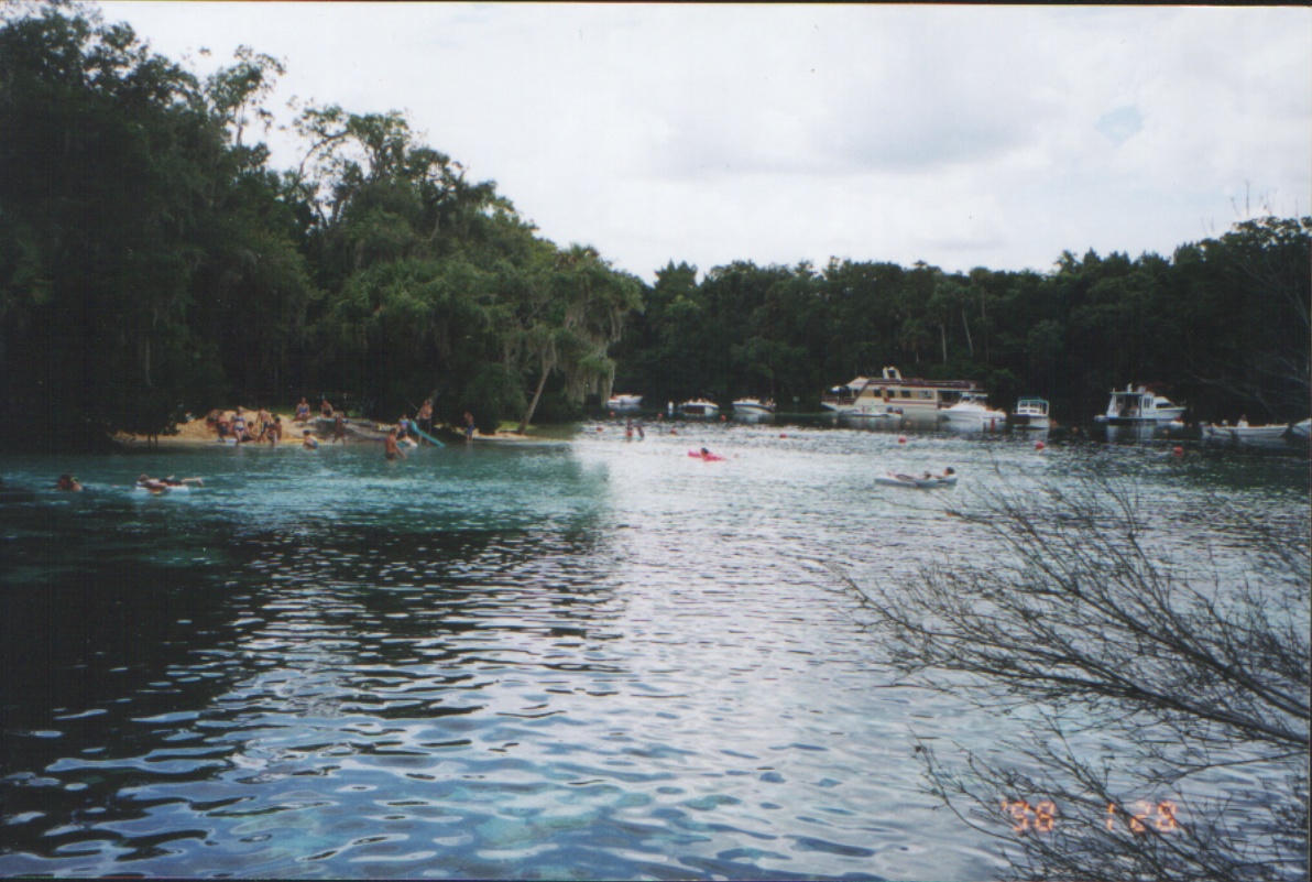 camp right on the crystal clear water --